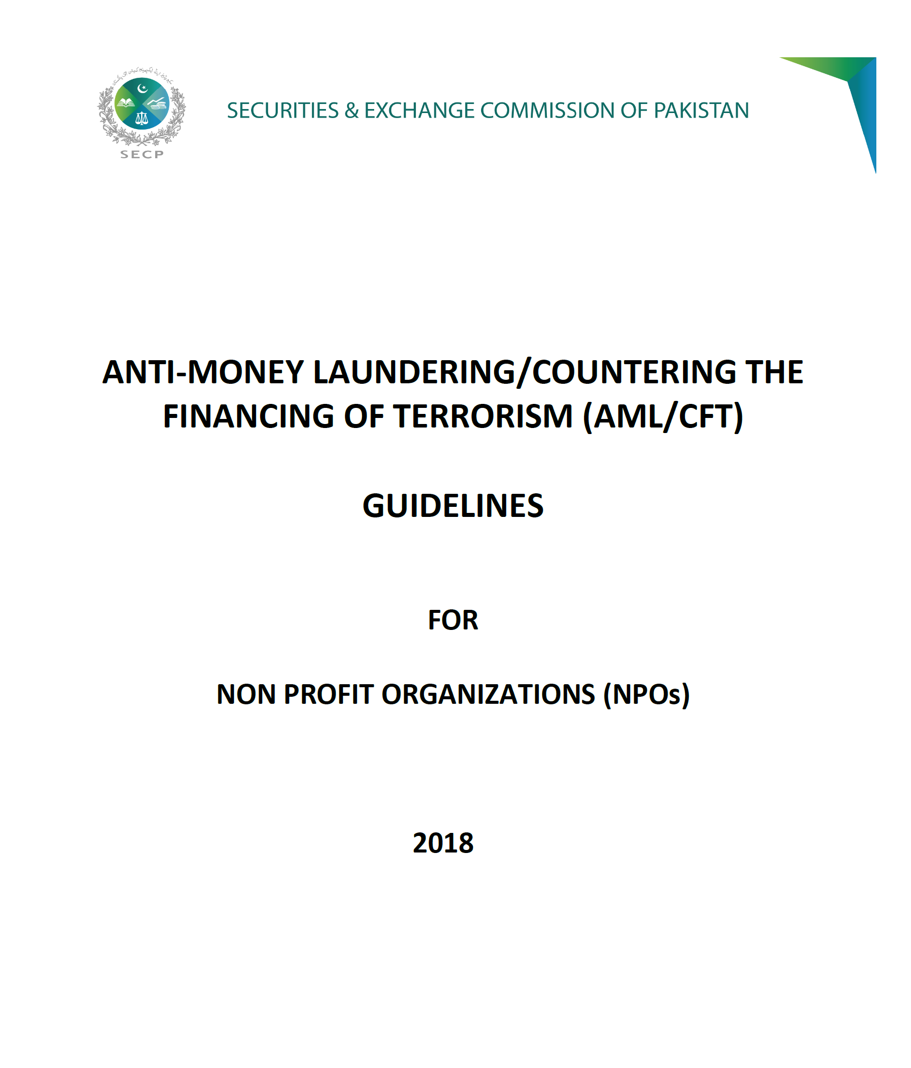SECP Money Laundering and Terrorist Financing Training PJN